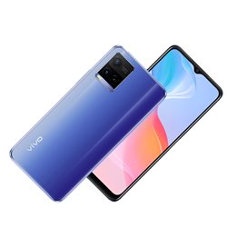 סמארטפון vivo דגם Y21 בצבע כחול מטאלי