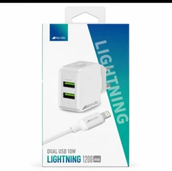 מטען Nordic 10W עם כבל Lightning