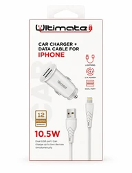 מטען רכב Ultimata 10.5W כבל Lightning